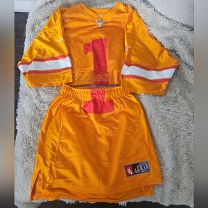 Nike Lab Collection Football Jesery & Skirt Orange XS